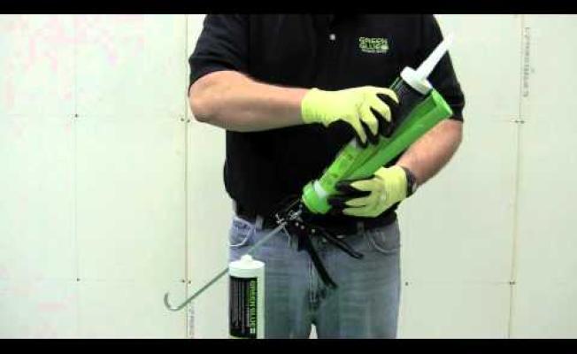 Preview image for the video "Applying Green Glue Noiseproofing Compound".